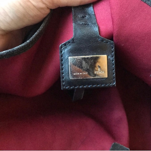 Authentic Fendi Canvass and Leather Tote - Picture 4 of 8